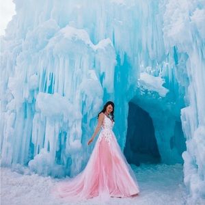 Pink gown in XS | perfect for photoshoots